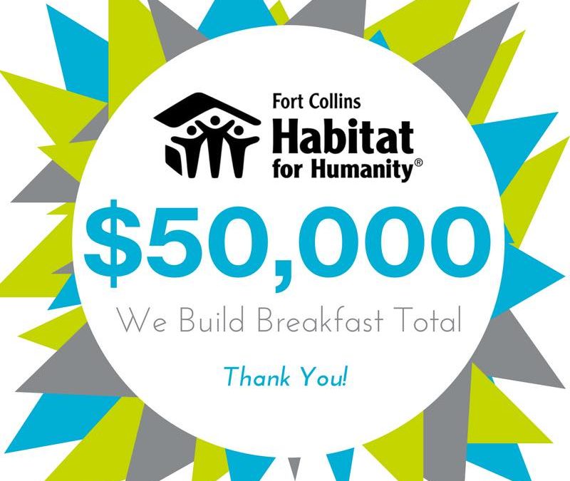 We Build Breakfast Raises $50,000!