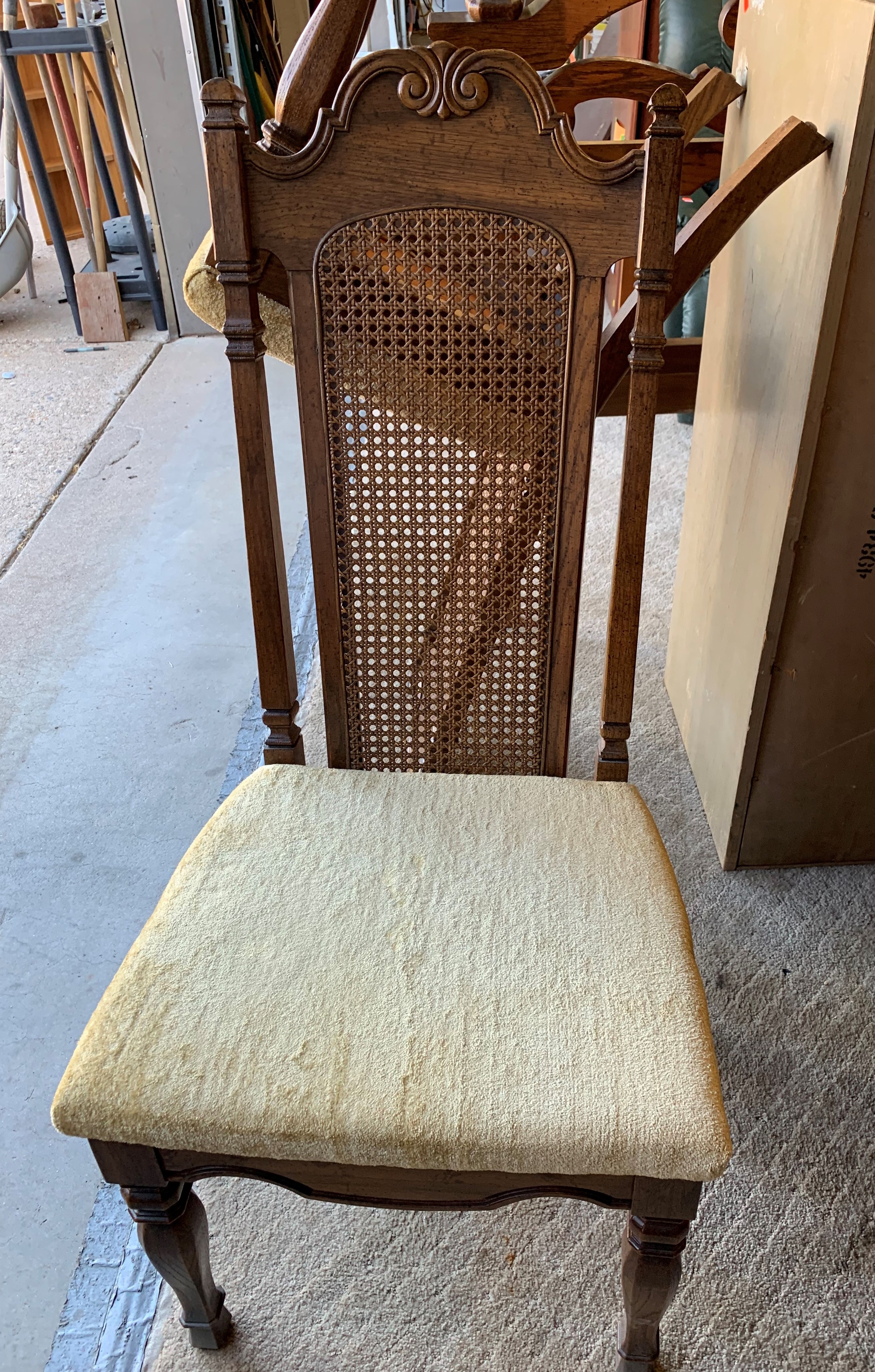 Recovering a dining room chair - Habitat for Humanity